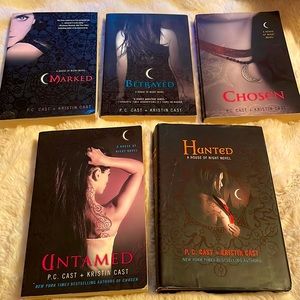 House of Night Books #1-5 by PC Cast and Kristin Cast